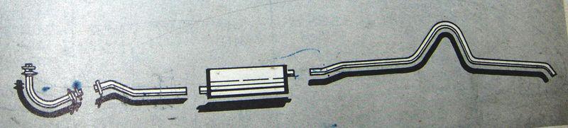 1955 - 1974 pontiac single exhaust all models- aluminized