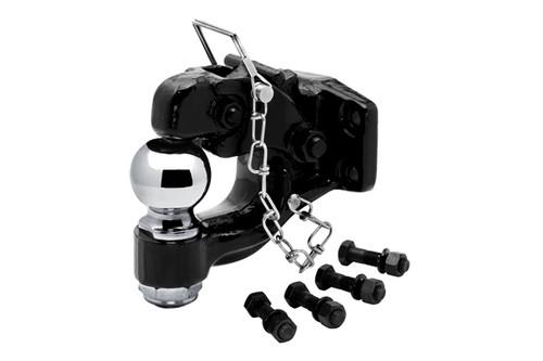 Tow ready 63012 - pintle hook 16000/3000 w 2-5/16" chrome hitch ball, hardware