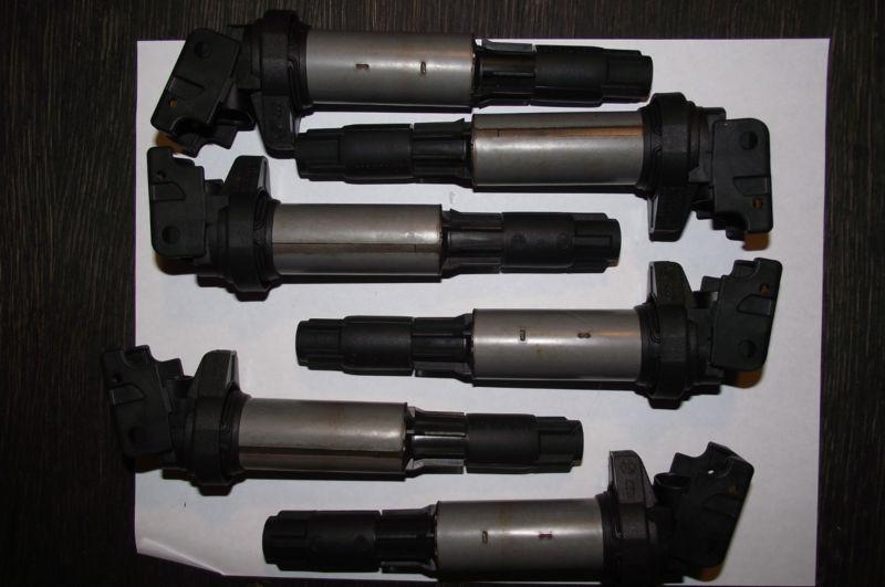 Bmw bosch ignition coils set of 6 part # 0221504100