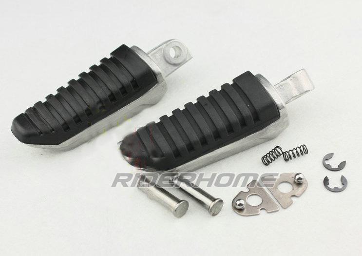 Aluminum rubber rear foot pegs for suzuki gsf1250 gsr400 600 sv400 sv650 sv1000