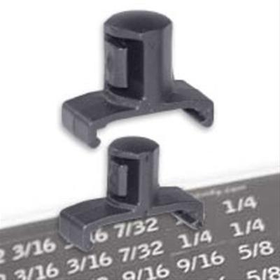 Ernst socket organizer abs plastic black 3/8"drive holds 15 sockets clip only