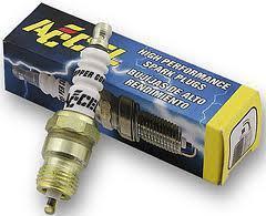 Accel high performance spark plugs (pair) 2418, 6r12 harley davidson sportster