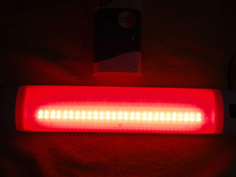 Courtesy light red and white leds day/night 40-165307