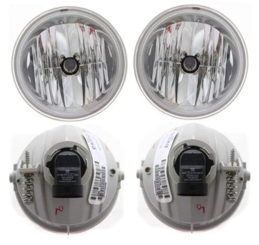 New pair set fog light lamp round lens housing sae dot f-150 mark lt truck