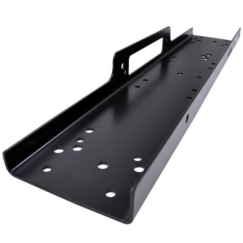 36" recovery winch mounting plate thick steel mount bracket for truck trailer