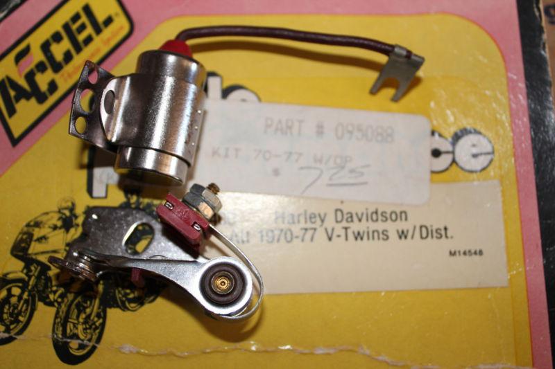 Harley davidson condenser points  shovelhead condensor  tune up kit 1970 - 77