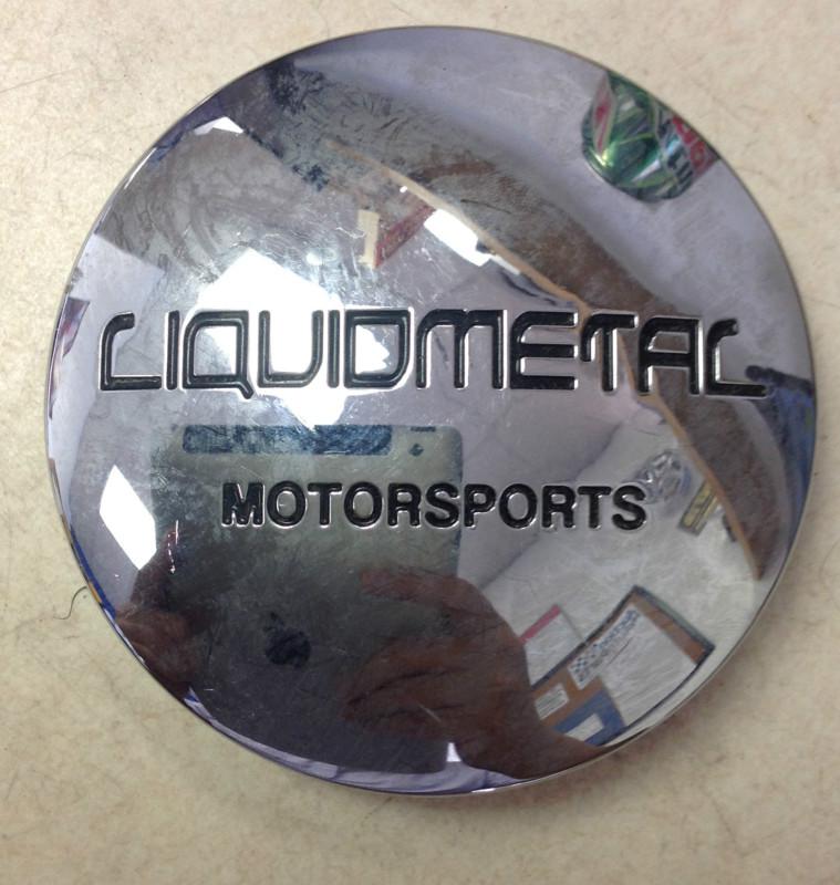Liquidmetal aftermarket wheel center cap chrome pn bc-642 3.25" diameter