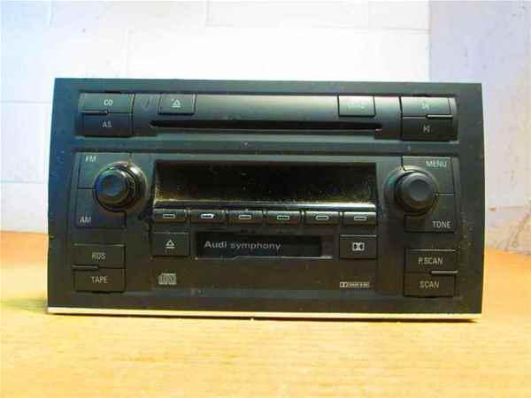 02 03 audi a4 cd cassette player radio oem lkq