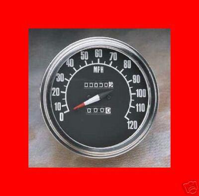 1:1 ratio speedometer speedo 4 harley shovelhead 1962-1980 fl & 1971-1972 fx