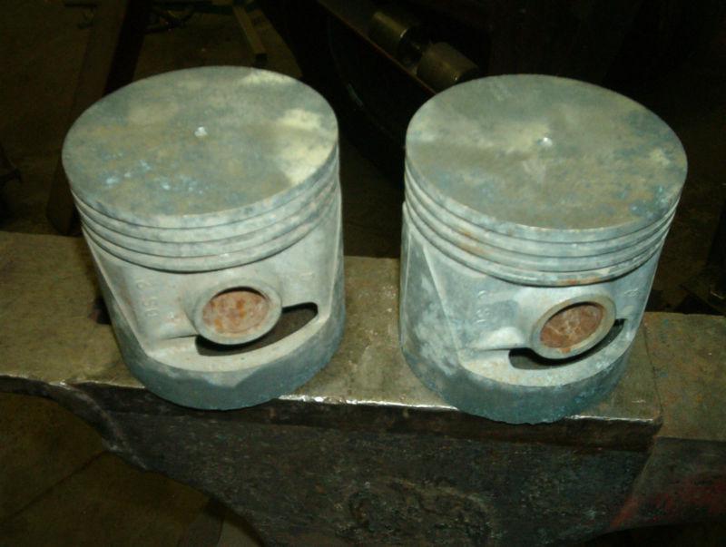 Two model a ford 4 cylinder pistons  p-153a  020 over @ 3.888