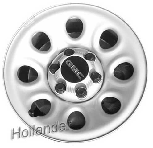 13 chevy silverado 1500 wheel 17x7-1/2 steel 8 hole painted opt nx7 or 5a5 09775