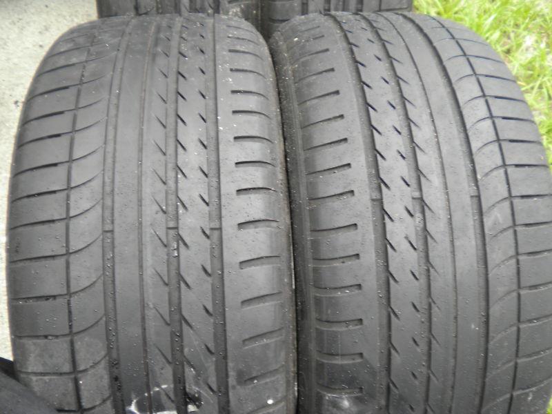 2 - goodyear eagle f1 tires - 265 40 20 - 55%  no repairs caii t0 buy @ $175