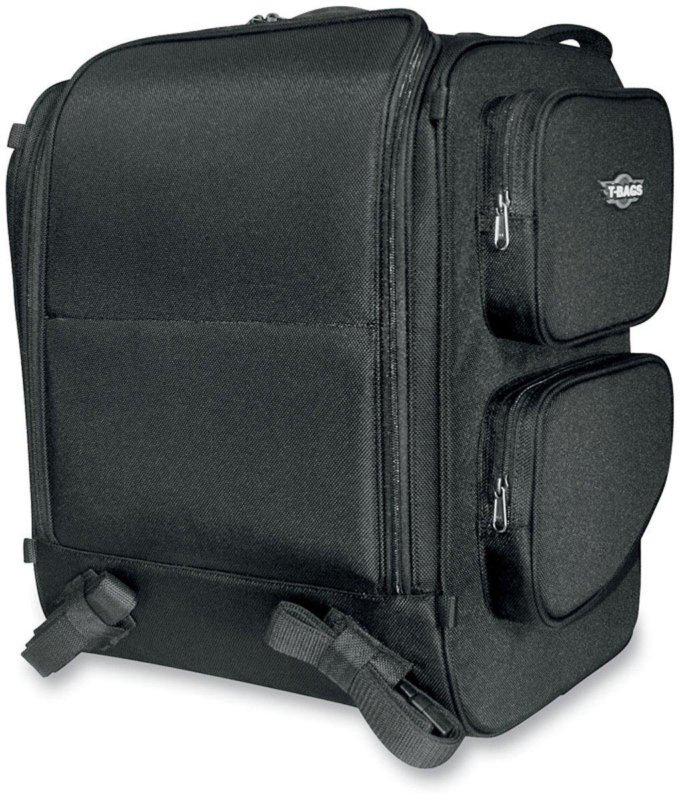 T-bags dresser backseat backrest luggage travel bag harley touring flht 