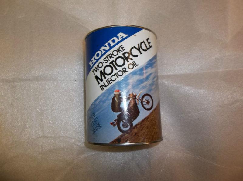 Honda 2 stroke   motorcycle oil   vintage oil can 