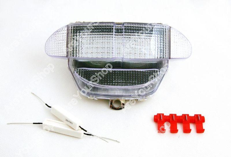 Clear led taillight + turn signals for honda cbr900rr 1998-1999