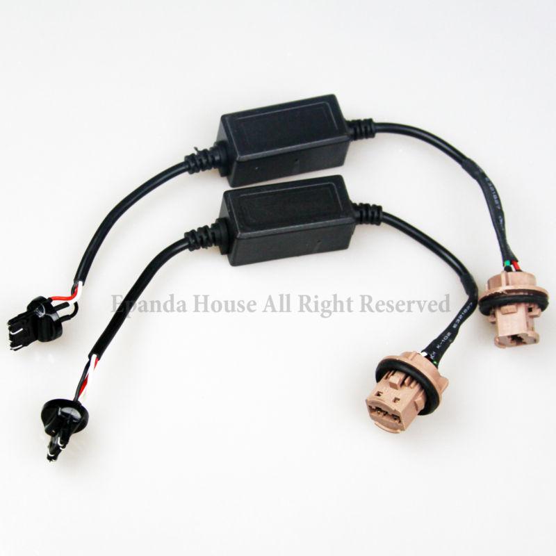 Fast blinker fix! 7443/t20 led signal brake tail light bulb out error resistors