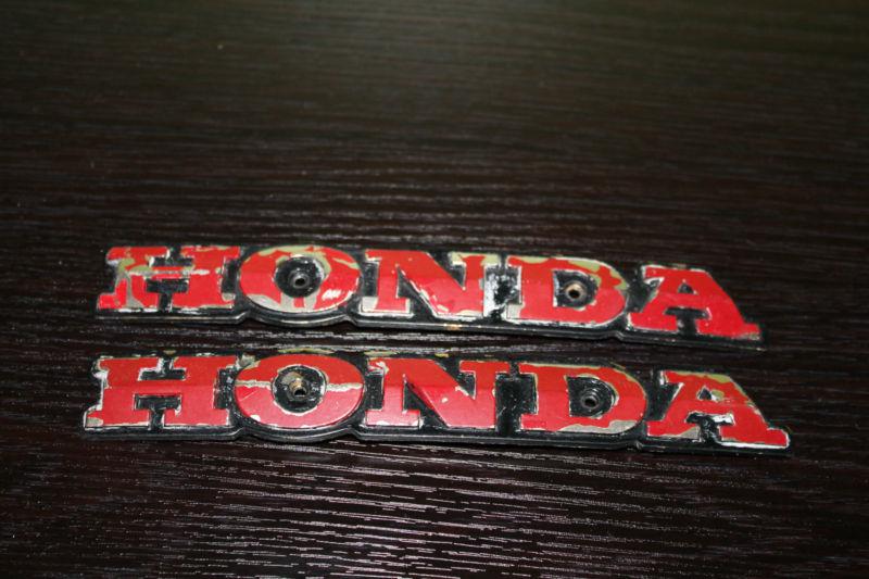 Honda v65 sabre gas tank side emblems