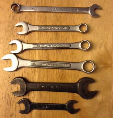 Vintage wrench lot  mac, workforce, ford