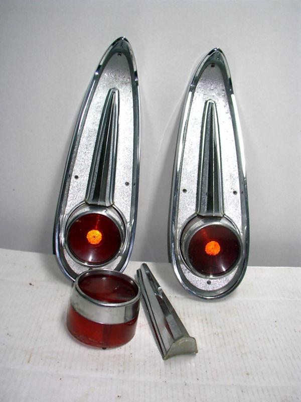 1958  plymouth station wagon taillights tail lights l@@k!