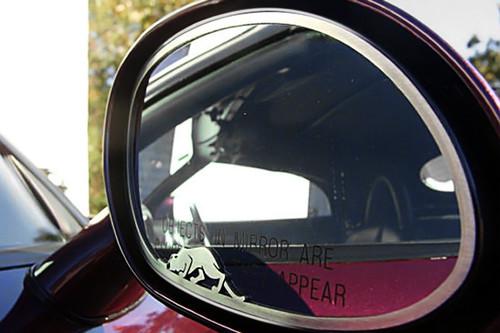 Acc 821010 - 99-01 plymouth prowler left right brushed mirror trim 2 pcs