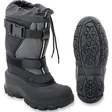 New altimate cobra winter snowmobile boots, black, us-10