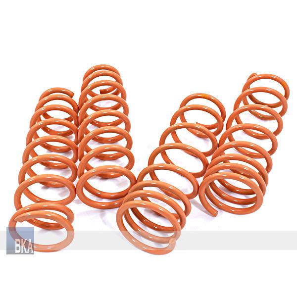 94-01 acura integra front + rear suspension coil lower lowering springs yelllow