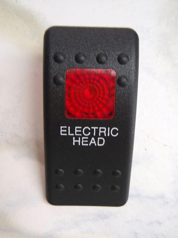 Electric head actuator for carling  black 1 red lens  