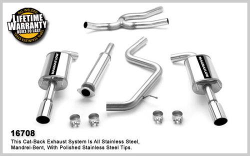 Magnaflow 16708 chevrolet impala stainless cat-back system performance exhaust