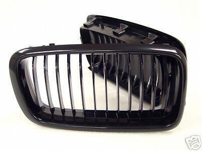 95-01 bmw e38 7-series wide shadow black kidney sport front grille hood grill