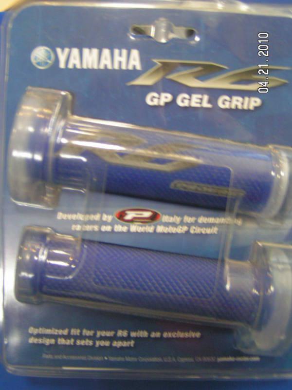 New yamaha r6 gp blue gel grips by progrip - $0 us ship