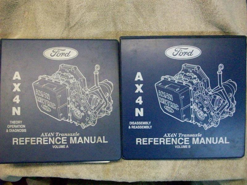 Auto trans ax4n reference manuals a&b taurus sho continental sable windstar 2000