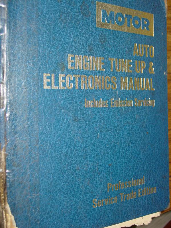 1984-88 motor - auto engine tune up & electronics manual emission included