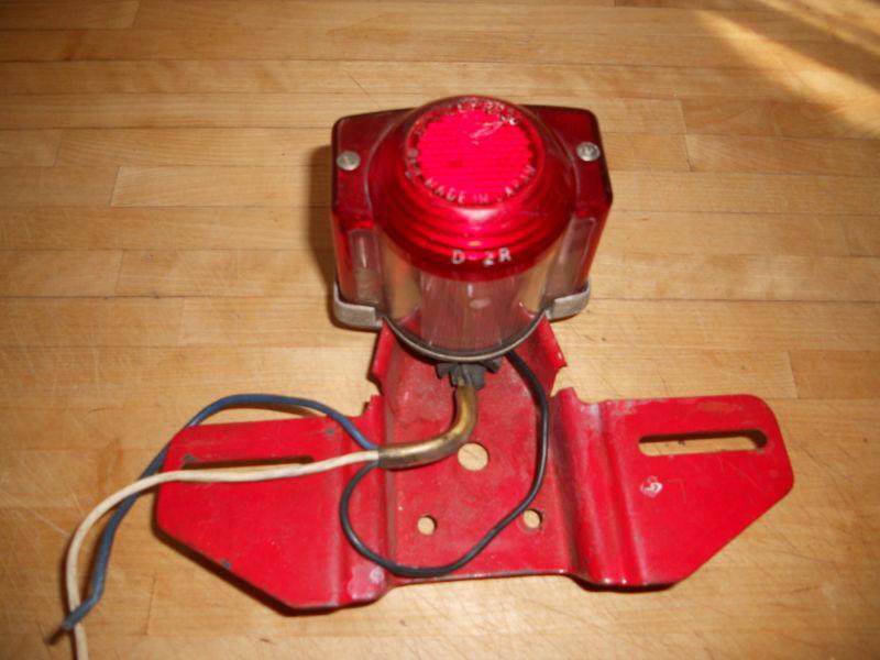 Vintage 1963-1966 honda touring 90cctaillight and bracket in great condition 
