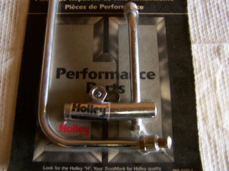 Holley high performance parts 34-16 chrome fuel line nos nib hard to find