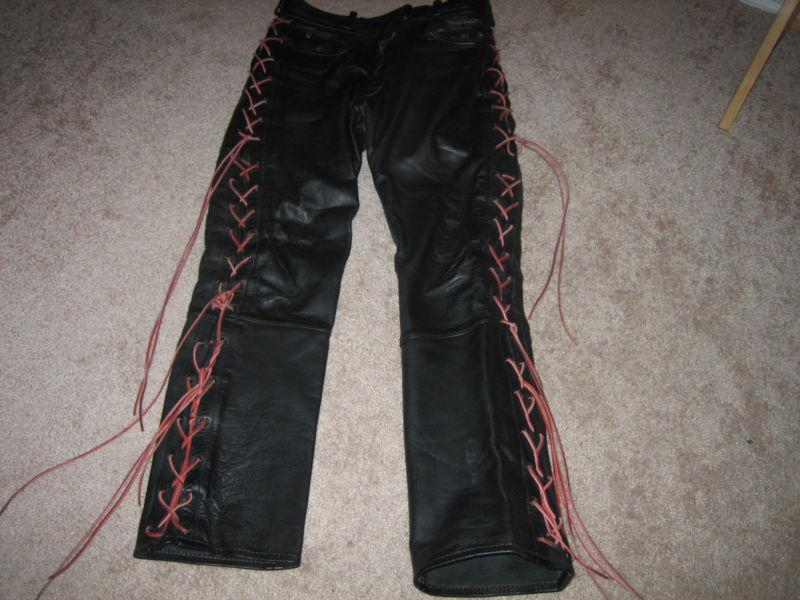 Men's harley davidson leather pants