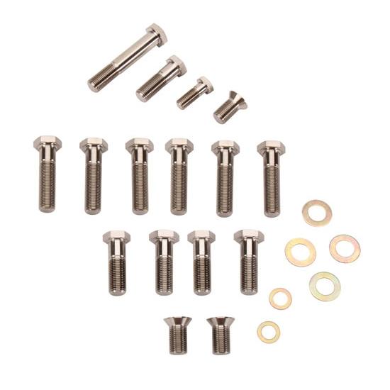 New swindell series by ti64 383 titanium sprint car front axle bolt kit, racing