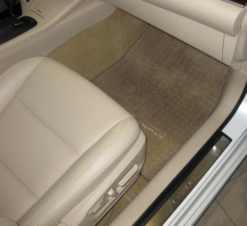 Lexus es350 2013 - 4 piece clear floor mat protector   