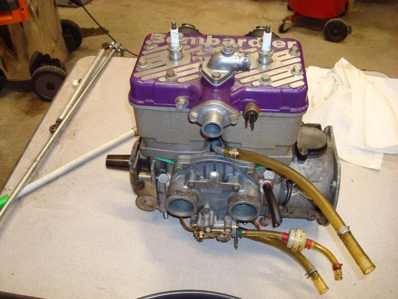Ski-doo rotax 670 engine out a 1999 formula deluxe 