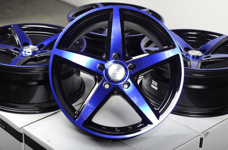 17" effect wheels rims blue fit kia amanti forte optima rondo sedona soul is 300
