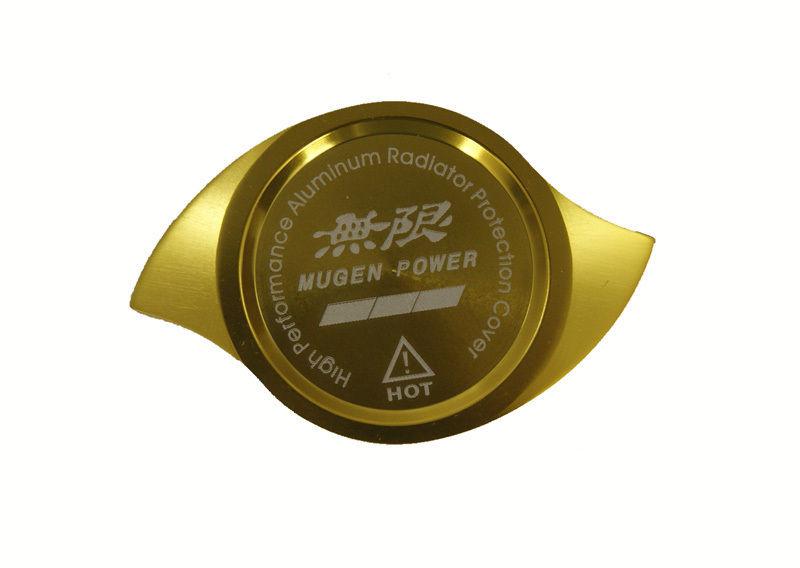 Universal cnc billet mugen radiator cap cover gold for honda acura type-n type-d