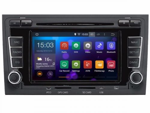 6.5&#034; android 4.4 car dvd stereo player radio gps for audi a4 s4 rs4 2002-2008