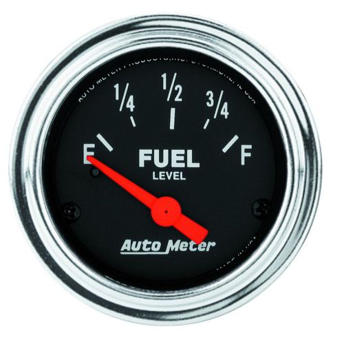 Auto meter 2514 traditional chrome electric fuel level gauge