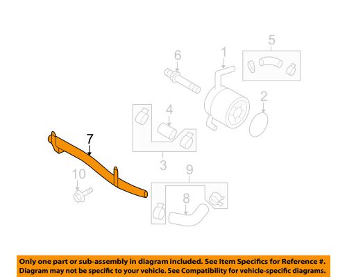 Subaru oem 08-14 tribeca 3.6l-h6 oil cooler-cooler pipe 21328aa160