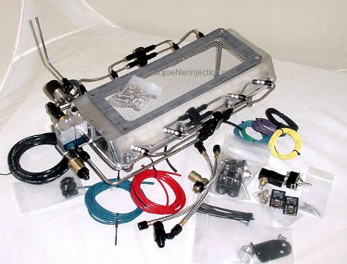 Nitrous charger system for enderle, hilborn tunnel ram fuel injection