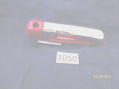 # 1050  chrysler oem-outside door handle left red/silver chrome 1gh291r4ad