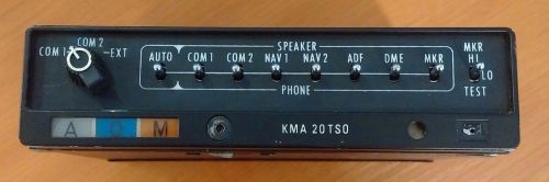 Bendix king kma 20 tso audio panel with marker beacon
