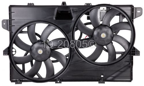 New radiator or condenser cooling fan assembly fits ford edge &amp; lincoln mkx