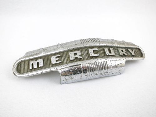 1940&#039;s 50&#039;s mercury hood grille trunk chrome car truck emblem badge ornament