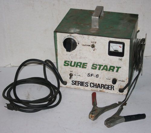 Sure start sf-6 series battery charger for 6 &amp; 12 volt batteries works well!