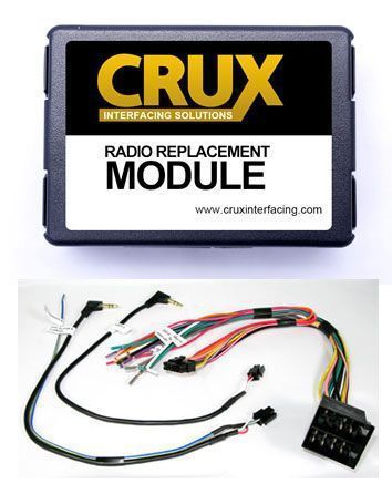 Crux swrbm-57 radio replacement module w/swc retention for mercedes/bmw/porsche